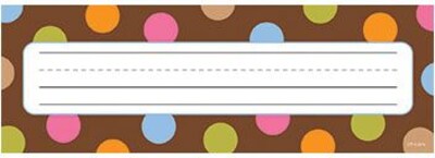 Creative Teaching Press™ Name Plates, Dots on Chocolate®