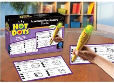 Educational Insights Hot Dots Academic Vocabulary Card Sets, Grades 1-3