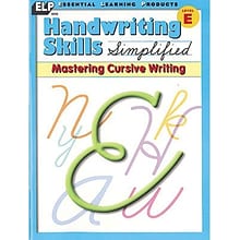 Handwriting Skills Simplified, Mastering Cursive Writing, Grade 5