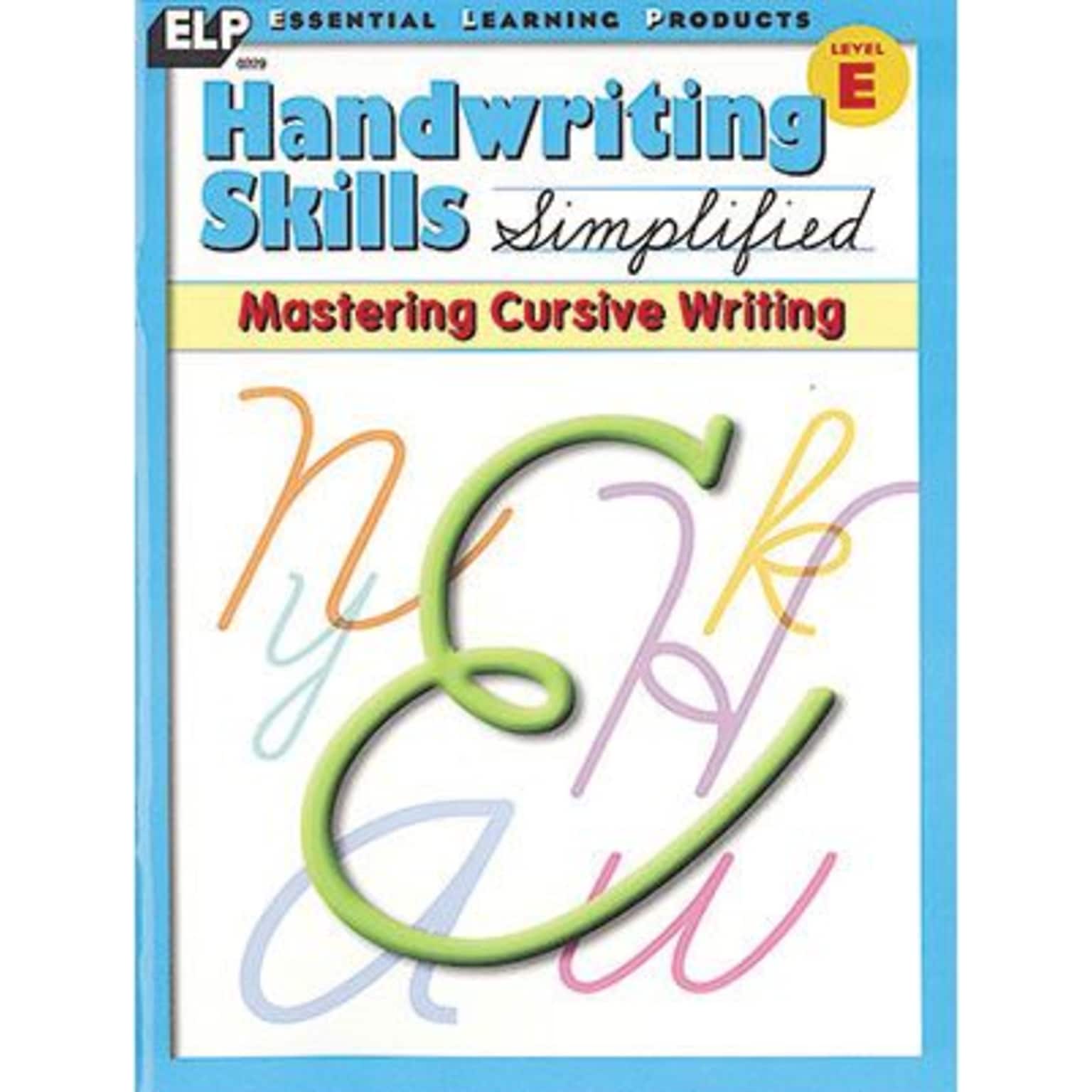 Handwriting Skills Simplified, Mastering Cursive Writing, Grade 5