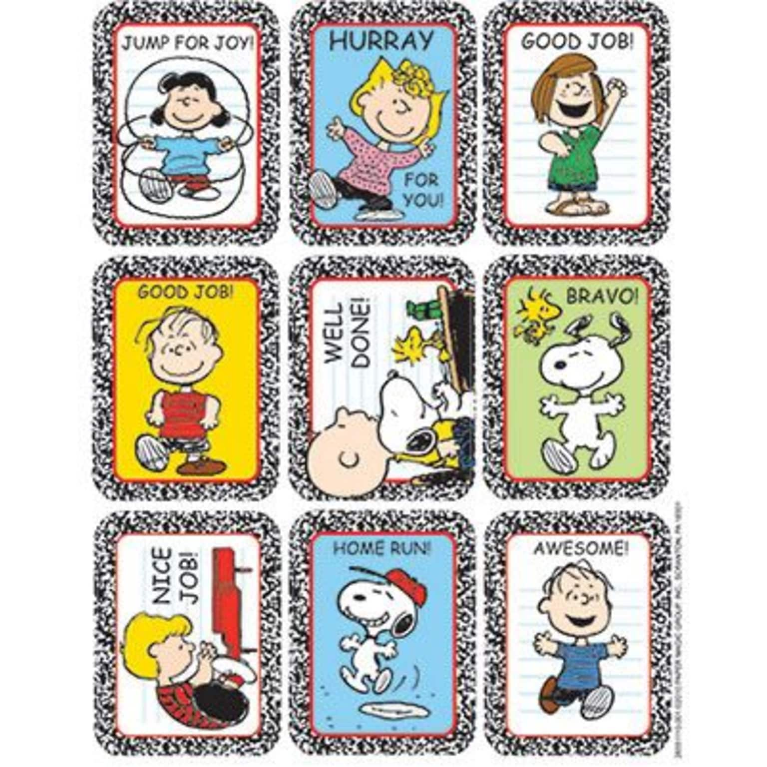 Eureka® Stickers, Peanuts Characters (EU-655111)