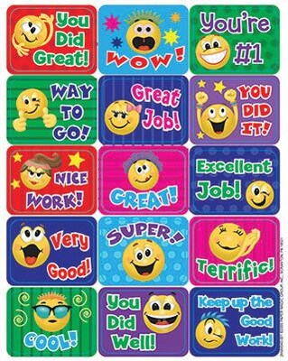 Eureka® Stickers, Emoticons Success (EU-658404)