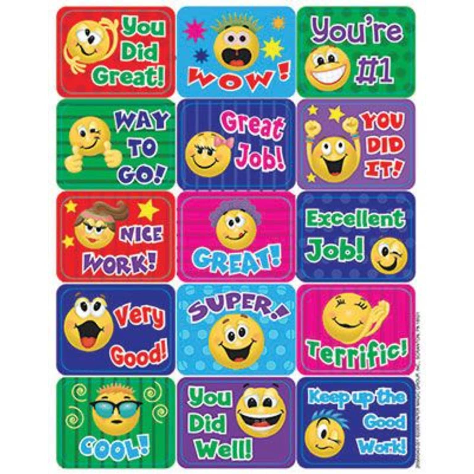 Eureka® Stickers, Emoticons Success (EU-658404)