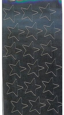 Eureka® Stars Stickers, Silver Foil, 3/4 (EU-82474)