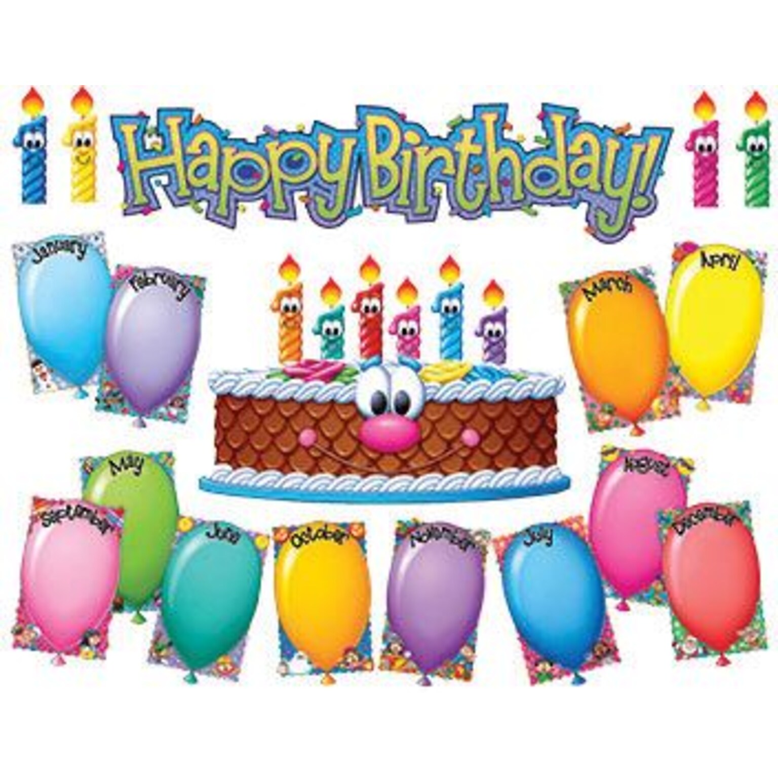 Eureka® Bulletin Board Set, Birthday Kit (EU-847081)