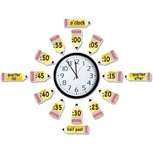 Eureka Telling Time Bulletin Board Set, 53 pieces (EU-847423)