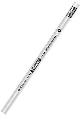 J.R. Moon Believe, Achieve, Succeed! Motivational Pencil, Pack of 12 (JRM52107B)