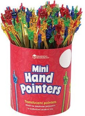 Learning Resources® Mini Hand Pointers, Set of 100