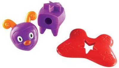 Learning Resources Snap-n-Learn Shape Butterflies, Set of 5