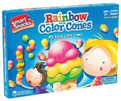 Learning Resources Smart Snacks Rainbow Color Cones Game (LER7411)