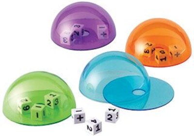 Learning Resources Dice Domes, Set of 4 (LER7656)