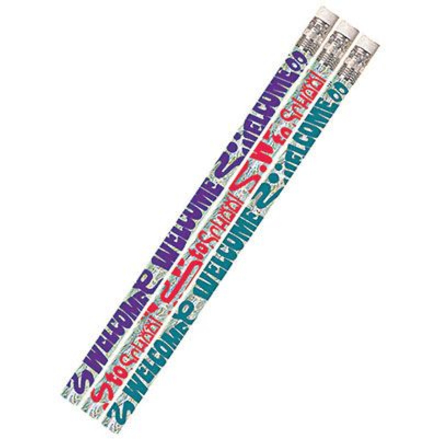 Musgrave Welcome To School Motivational/Fun Pencils, Pack of 144 (MUS1425G)