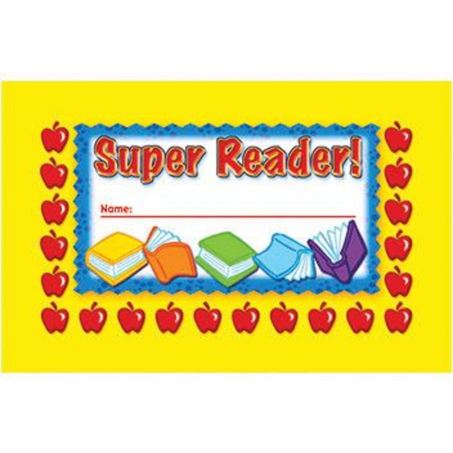 North Star Teacher Resources Super Reader Incentive Punch Cards, 36 ct. (NST2403)