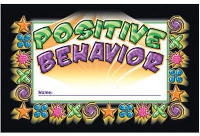 North Star Teacher Resources Positive Behavior Incentive Punch Cards, 36 ct. (NST2406)