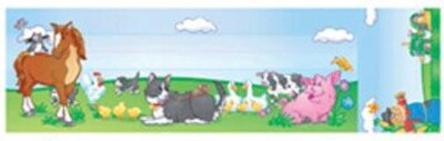 Seat and Cubby Signs, Farm Animals