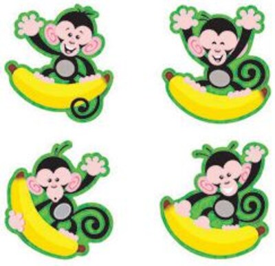 Trend® Mini Accents® Variety Packs, Monkeys and Bananas