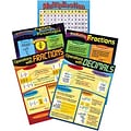 Trend Learning Charts, Operations with Fractions & Decimals Combo Pack