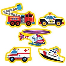 Trend Rescue Vehicles superShapes Stickers-Large, 208 CT (T-46301)