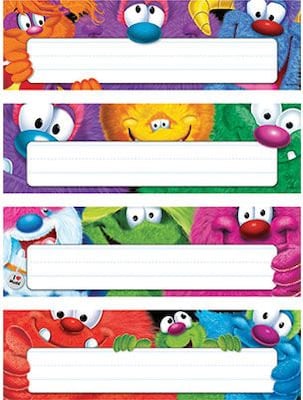 Trend® Desk Toppers® Name Plates, Furry Friends™, Variety Pack