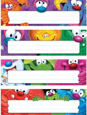 Trend® Desk Toppers® Name Plates, Furry Friends™, Variety Pack