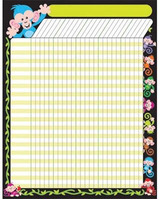 Trend® Incentive Charts; Color Monkeys