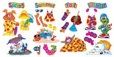 Trend® Bulletin Board Sets, Furry Friends™ Seasons