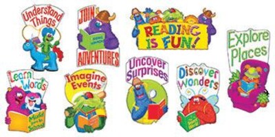 Trend® Mini Bulletin Board Sets, Furry Friends™ Lets Read