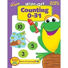 Trend® Wipe-Off® Book, Counting 0-31