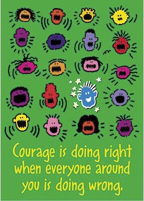 Trend ARGUS Poster, Courage is doing right…