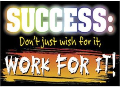 Trend ARGUS Poster, Success:  Dont just wish for it...