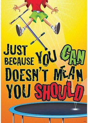 Trend ARGUS Poster, Just because you can…