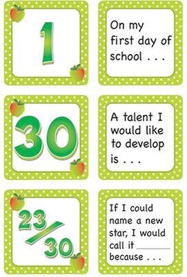 Teacher Created Resources Calendars, September Polka Dots Story Starters