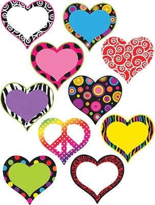 Teacher Created Resources Accents, Fancy Hearts