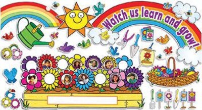 Teachers Friend Bulletin Board Sets; Our Class in Bloom