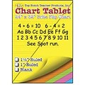 Top Notch Teacher Products Chart Tablet, Unruled Brite Flip Chart, 24 x 32, Assorted Colors, 25 Sheets (TOP3822)