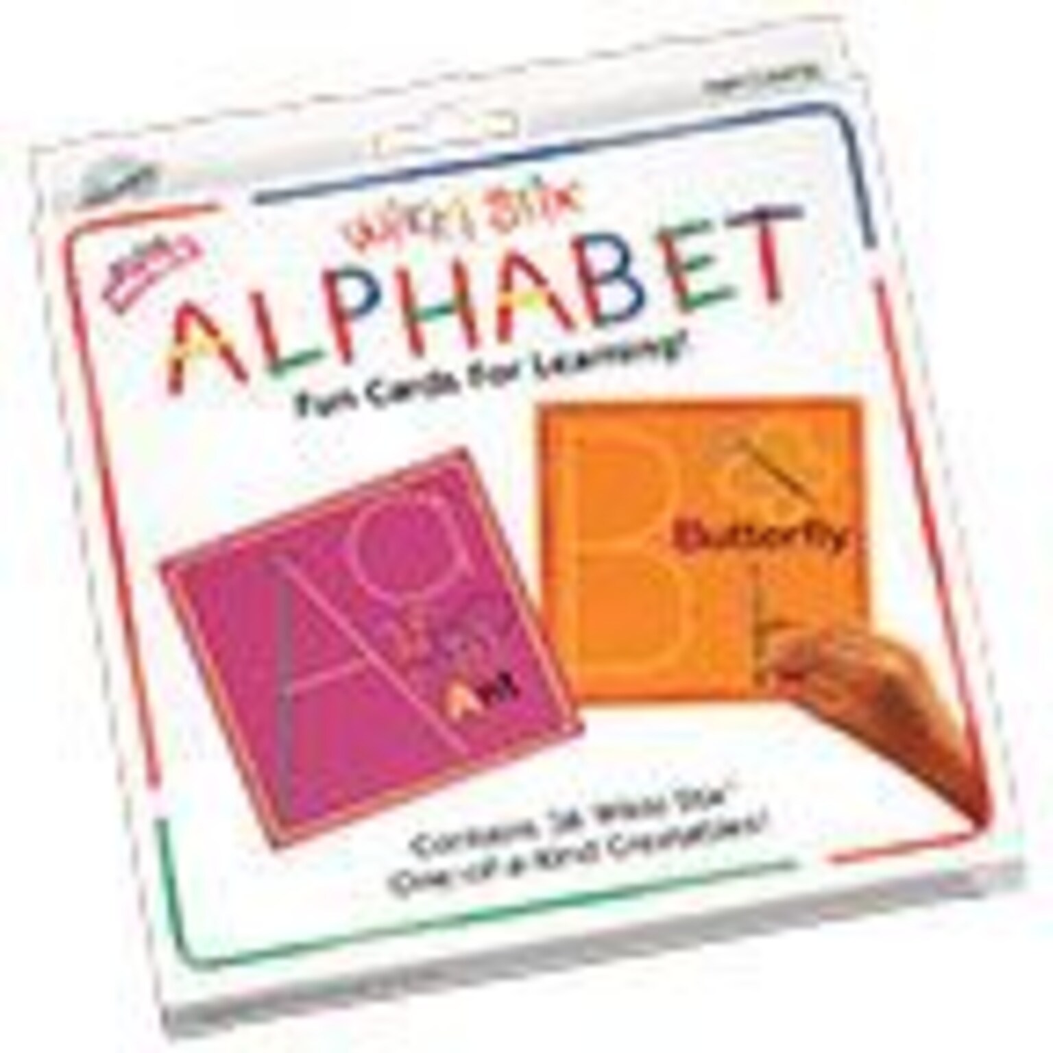 Wikki Stix® Alphabet Card, 62/PK, 2 PK/BD