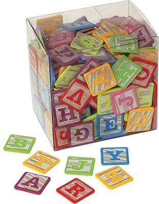 Chenille Craft® Block Letters Alphabet Stickers