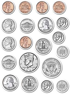 Creative Teaching Press Coins Stickers, 100 ct. (CTP4128)