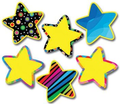 Creative Teaching Press Poppin Patterns® 10 Jumbo Designer Cut-Outs, Stars