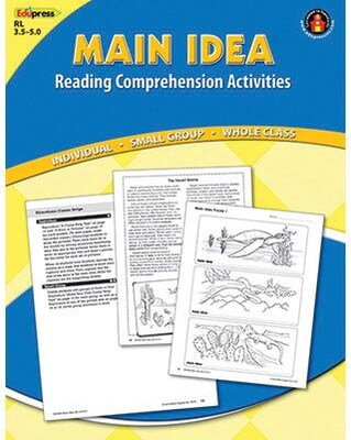 Reading Comprehension Book, Main Idea, Reading Levels 3.5-5.0 (9781564721556)
