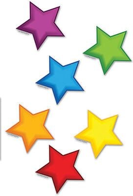 Edupress® Toddler - 12th Grades Bulletin Board Accents, Colorful Stars