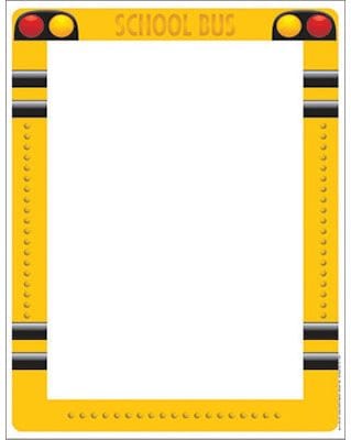 Eureka School Bus Computer Paper 11 x 8.5, Yellow/White (EU-812124)