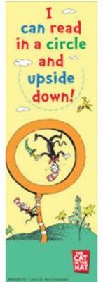 Eureka Dr. Seuss Bookmarks: Read With My Eyes Shut, 36/Pack (EU-834302)