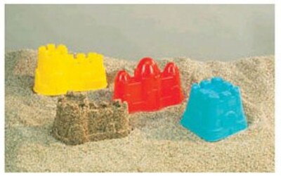 Small World Toys Sand & Water, 3-Piece Castle Set
