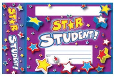 Edupress Bookmarks; Star Student Bookmark Award