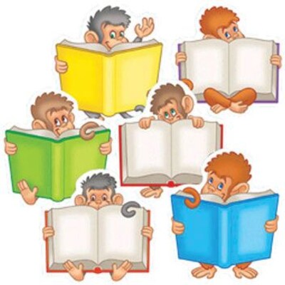 Edupress Bulletin Board Accents; Monkeys
