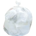 Heritage 8-10 Gallon Trash Bags, High Density, 6 Mic, Natural, 1000 CT, 20 Rolls of 50 Bags per Roll