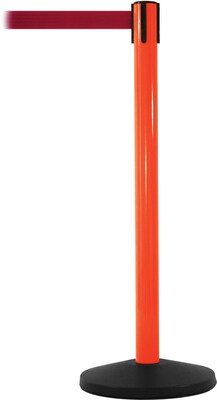 SafetyMaster 450 Orange Retractable Belt Barrier with 8.5 Red Belt