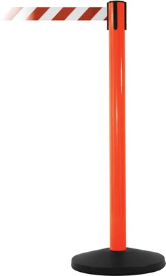 SafetyMaster 450 Orange Retractable Belt Barrier with 8.5 Red/White Belt