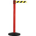 SafetyMaster 450 Red Retractable Belt Barrier with 8.5 Black/Yellow Belt